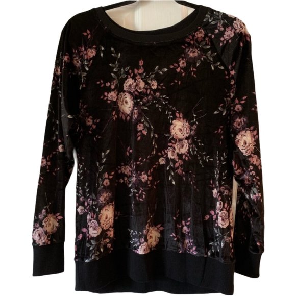 torrid Tops - Torrid Velvet Floral Top NWOT Size 00